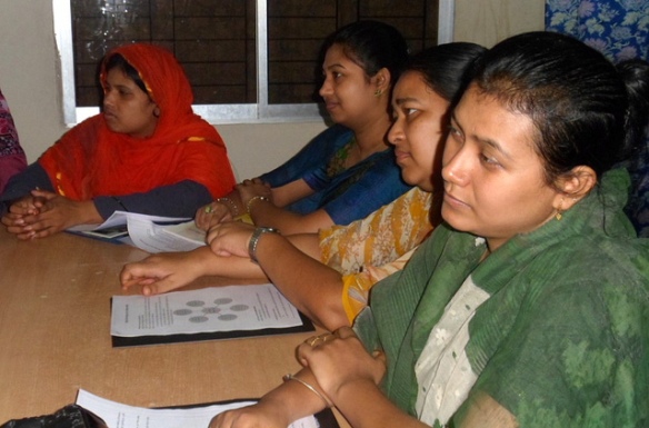 Women teachers during a teacher training workshop on disabilities